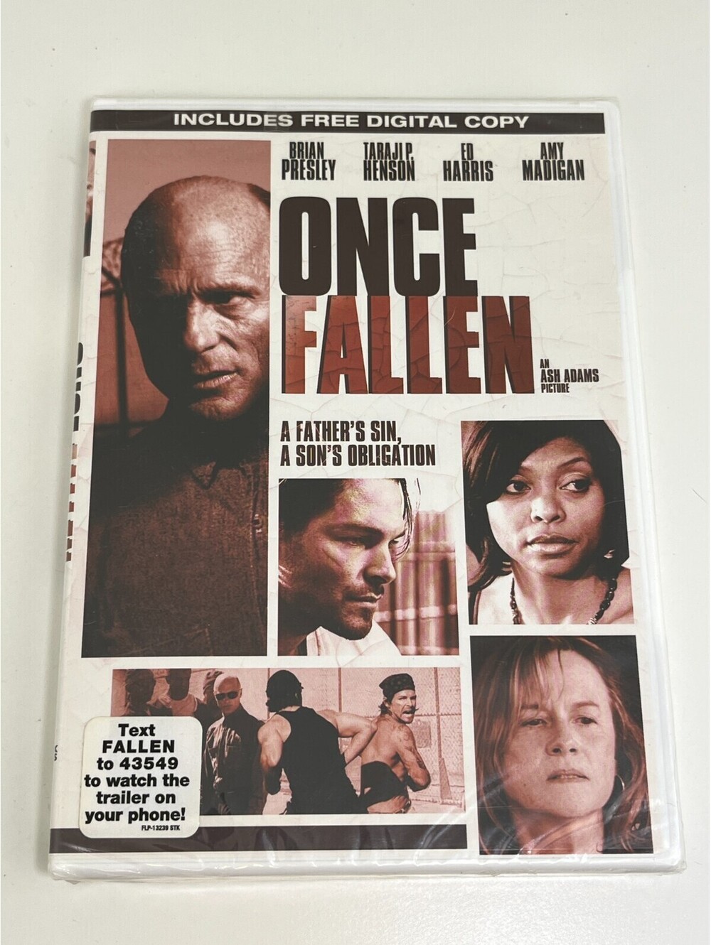 Once Fallen DVD - Brian Prelsey - Ed Harris - Taraji Henson - Amy Madigan - BNS
